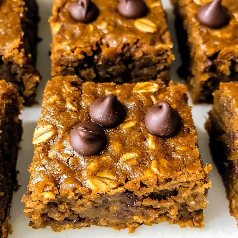 Healthy Pumpkin Oatmeal Bars