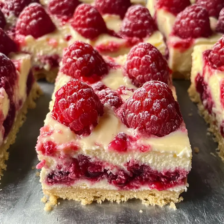 Healthy Raspberry Cheesecake Bars
