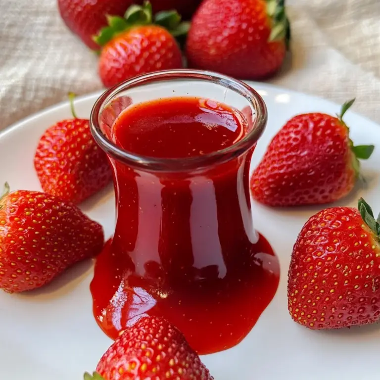 Homemade Strawberry Syrup Recipe