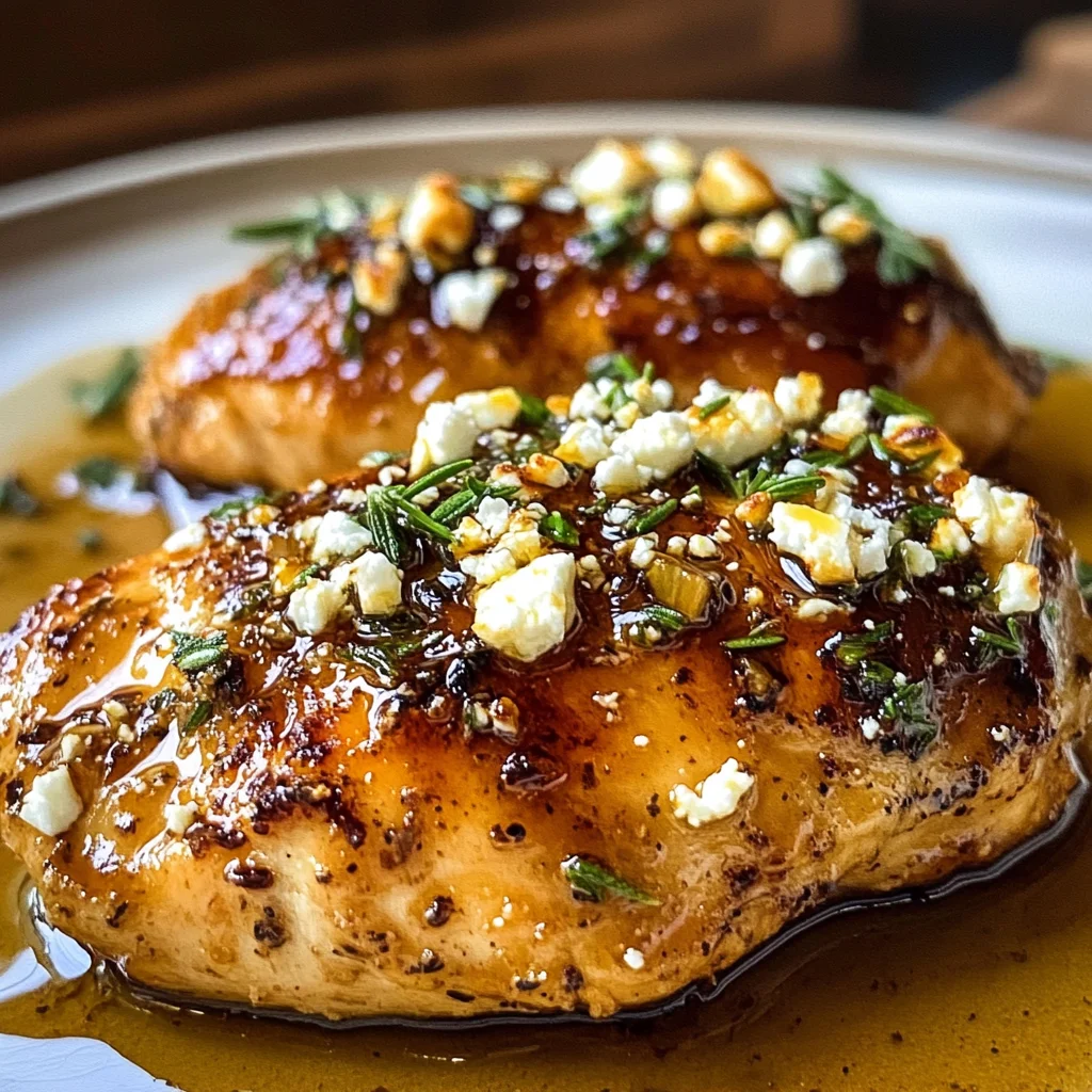 Hot Honey Infused Feta Chicken