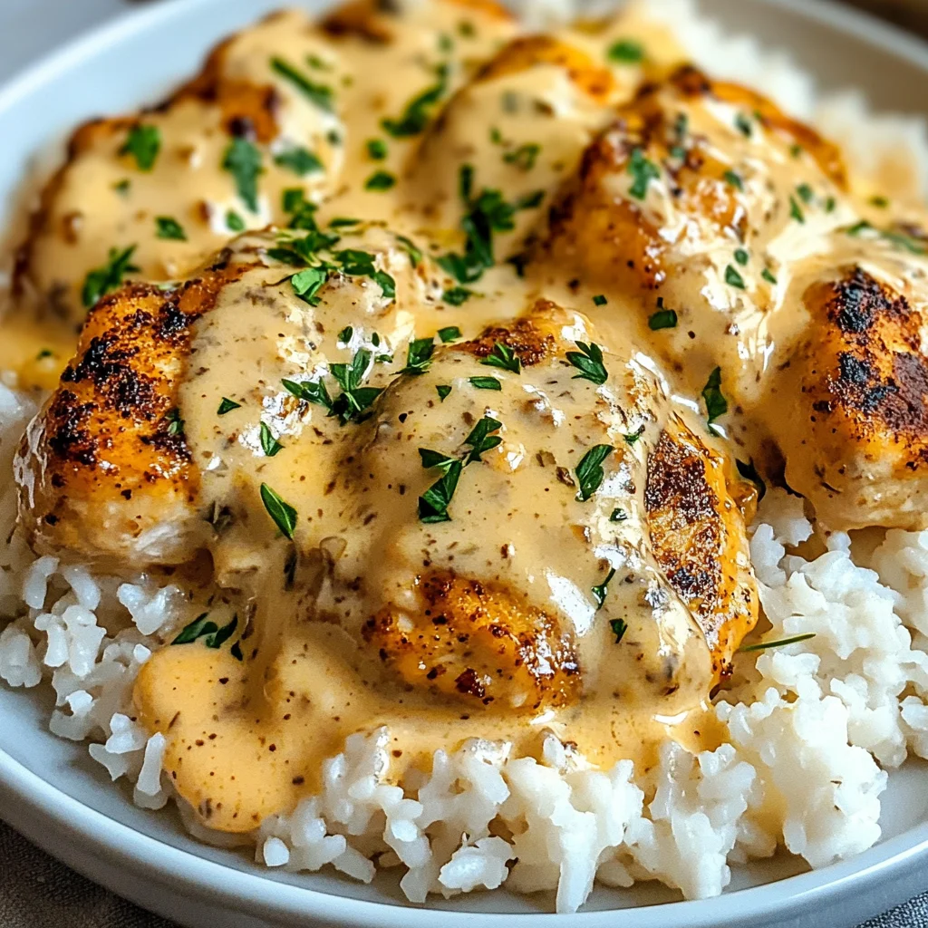 How to Make Creamy Smothered Chicken and Rice – Easy Dinner Idea
