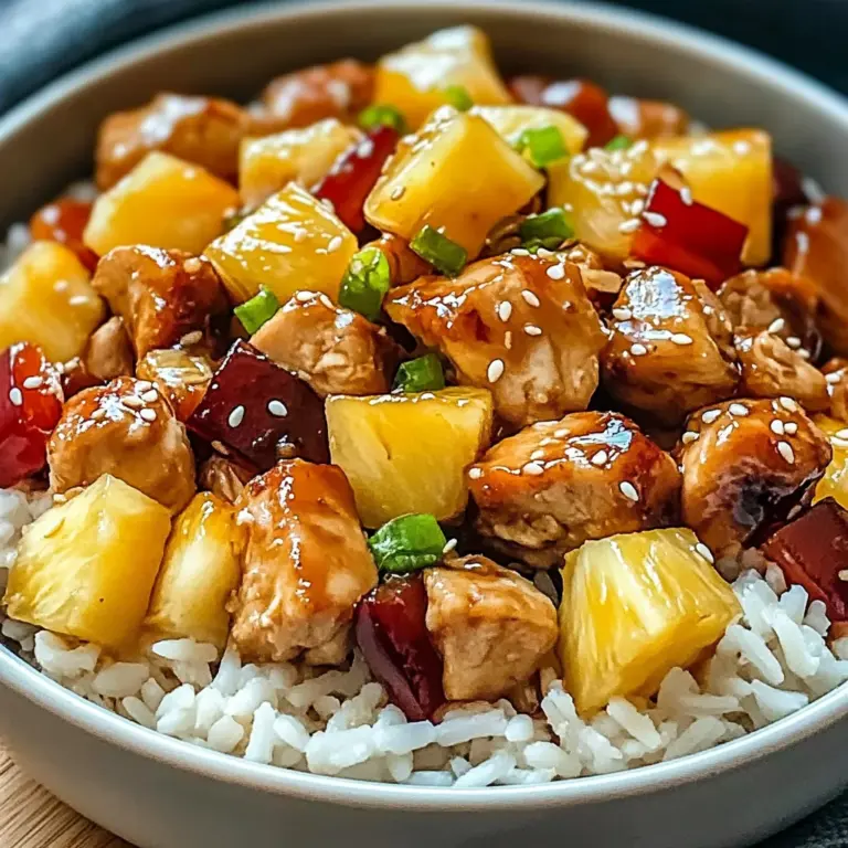 Juicy Pineapple Chicken and Rice! Easy Tropical Dinner