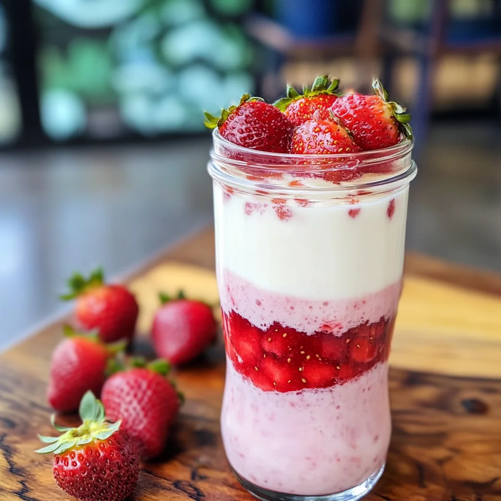 Korean Strawberry Milk