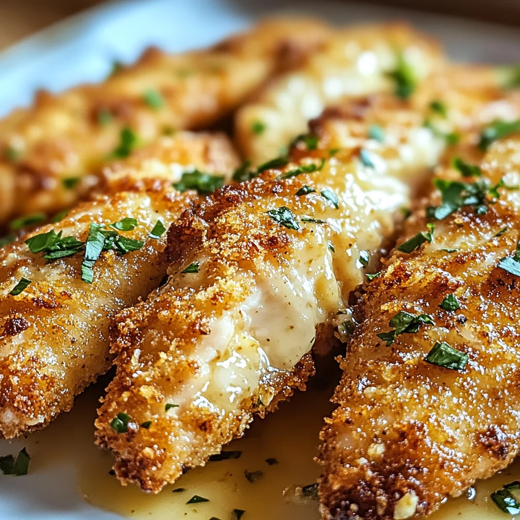 Lemon Garlic Parmesan Chicken Tenders