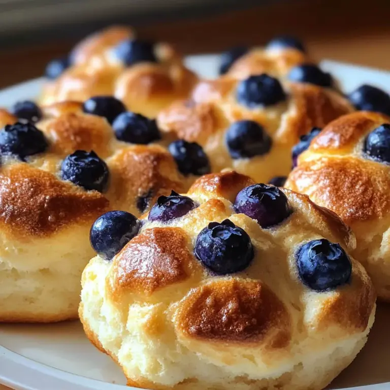 Magical Cottage Cheese Blueberry Cloud Bread Recipe