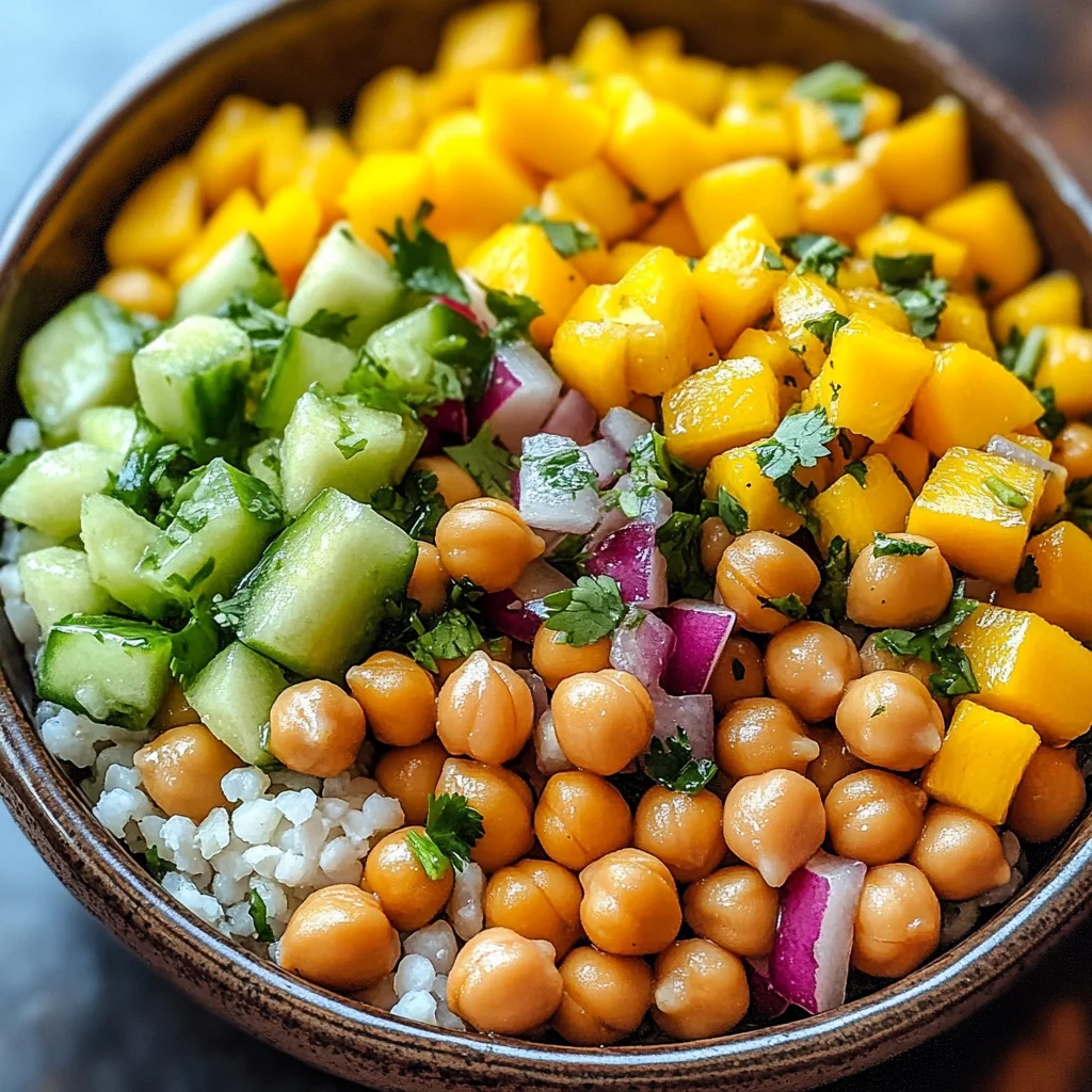 Mango Chickpea Salad