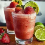 Nonalcoholic Strawberry Margaritas