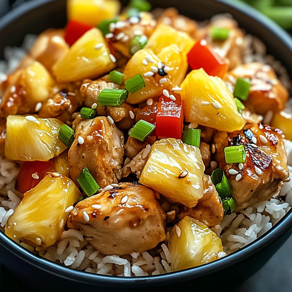 Pineapple Chicken and Rice