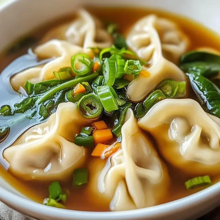 Potsticker Soup: A Comforting Delight