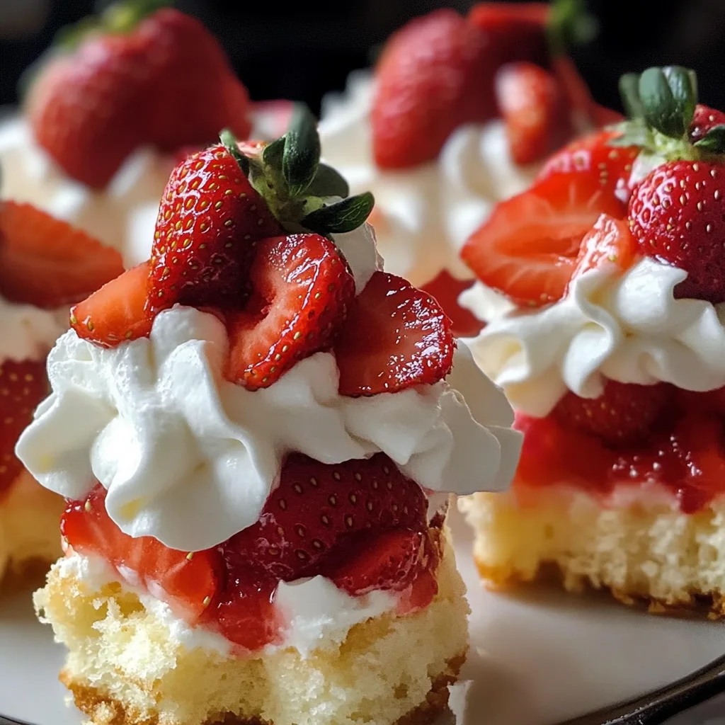 Quick Strawberry Shortcake Cups