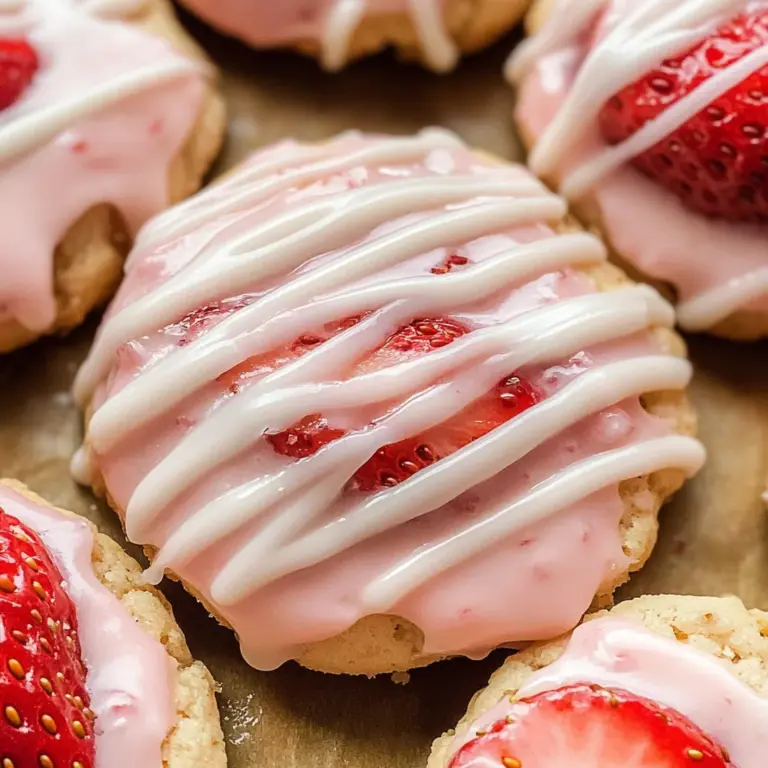 Strawberry Cookies