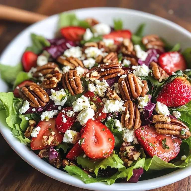 Strawberry Pecan Salad
