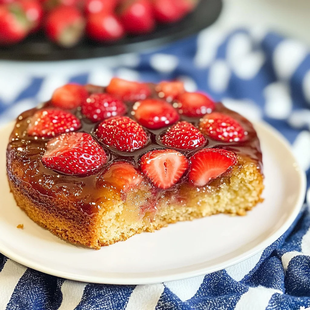 Strawberry Upside Down Cake