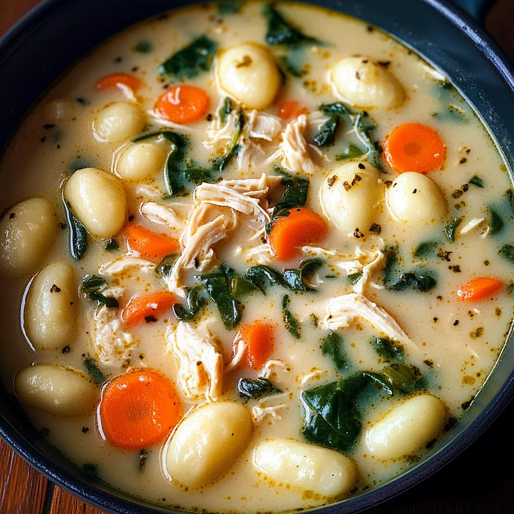 Tasty Rotisserie Chicken Gnocchi Soup