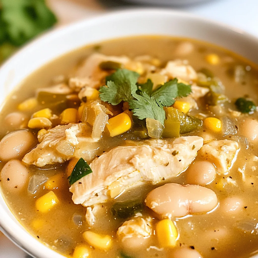 White Bean Chicken Chili Recipe
