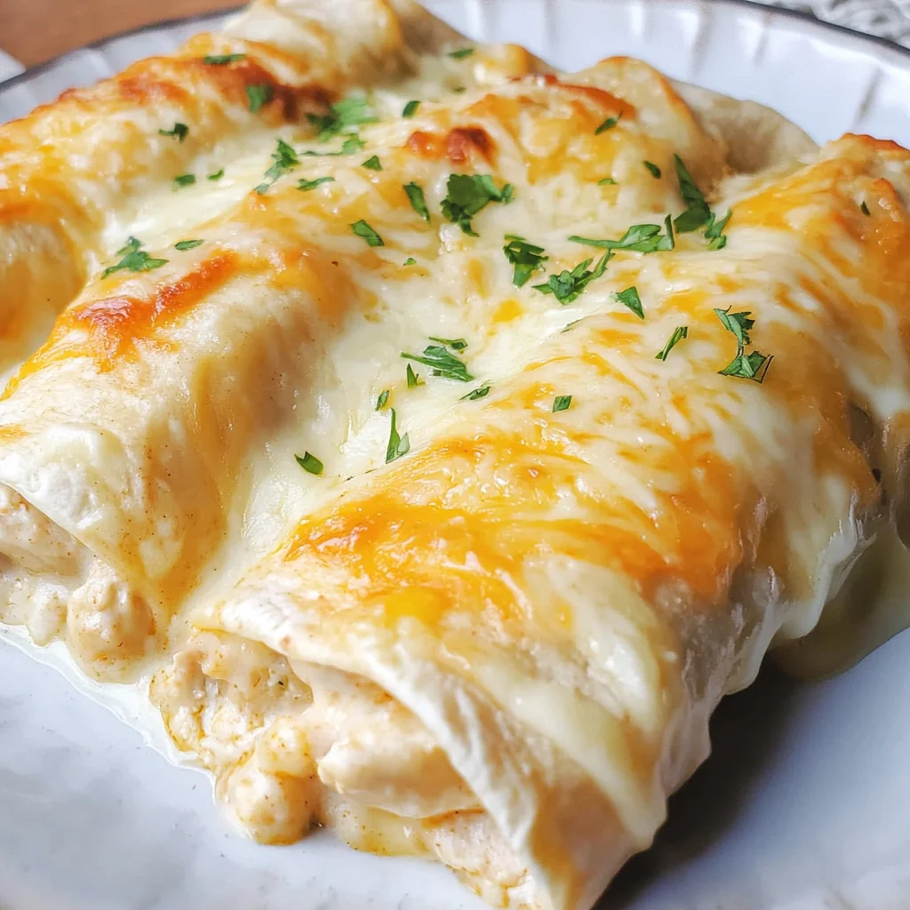 White Chicken Enchiladas