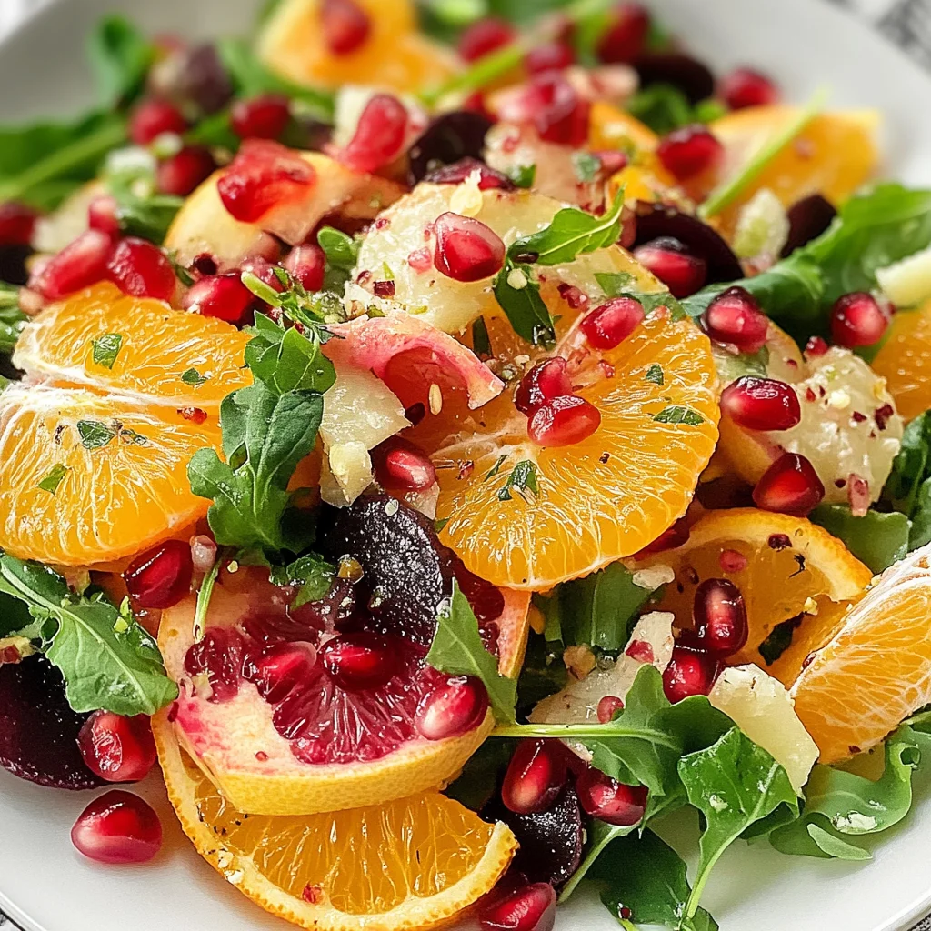 Winter Citrus & Fennel Salad with Pomegranate Seeds
