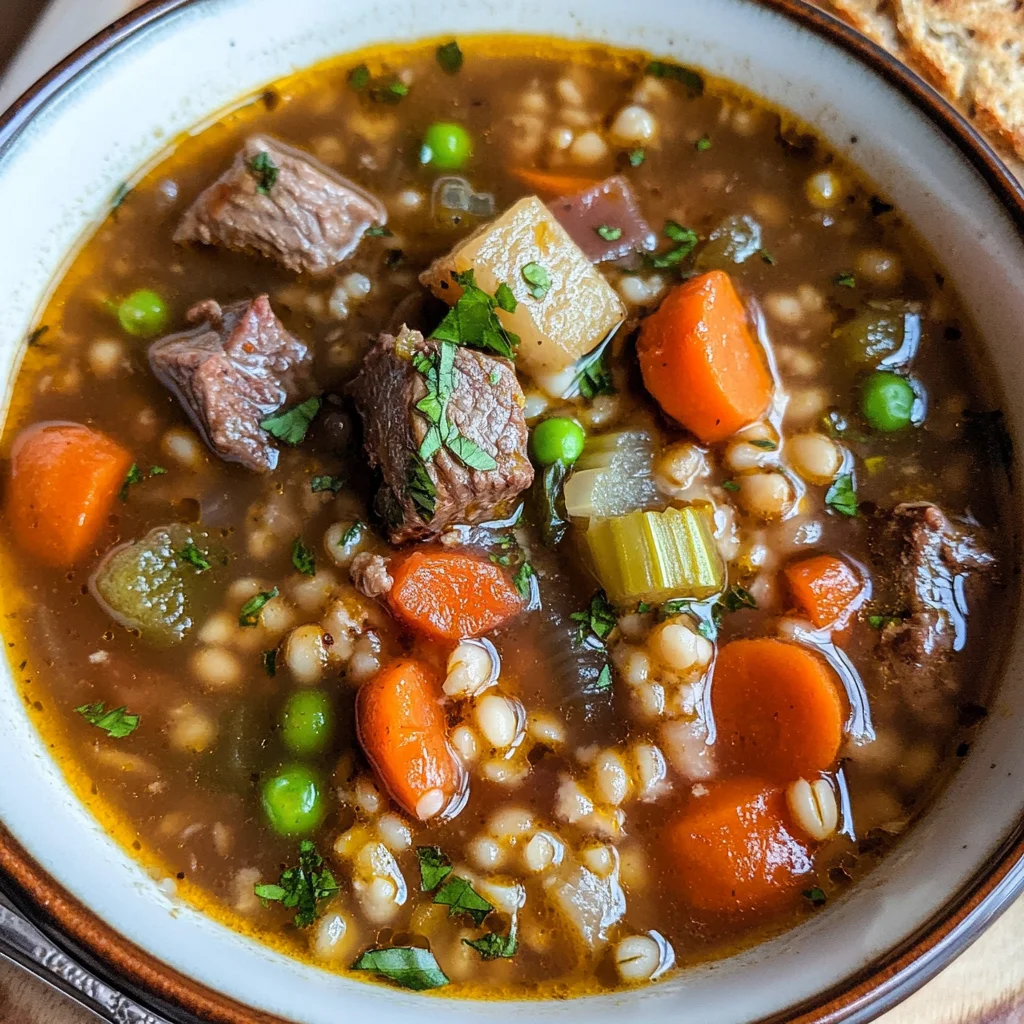 Beef Barley Soup