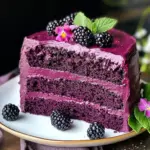 Blackberry Velvet Cake