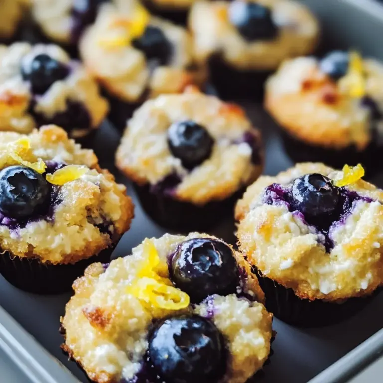 Blueberry and Lemon Zest Cottage Cheese Bites