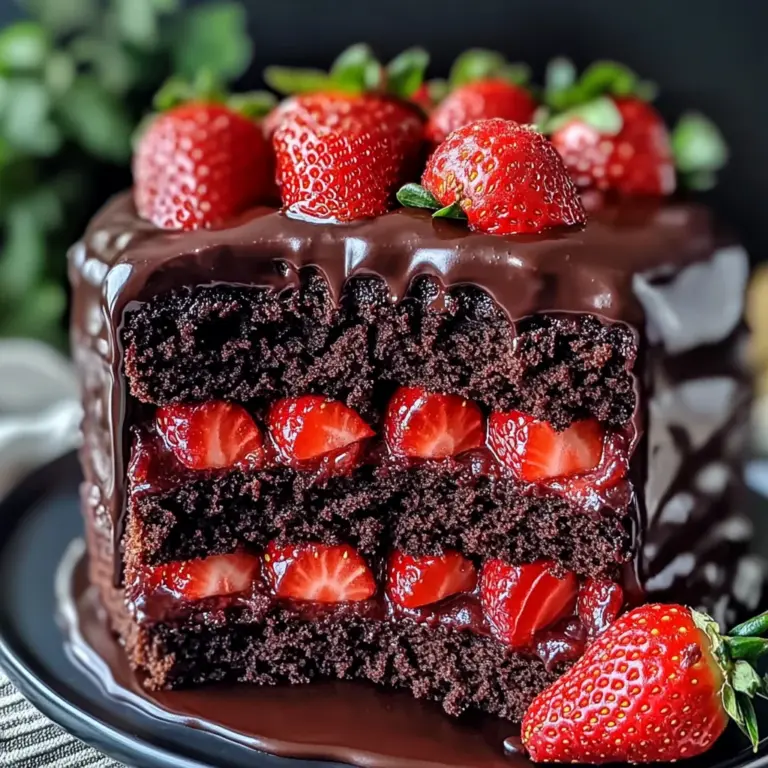 Chocolate Strawberry Cake Recipe: Indulgent Dessert Tips