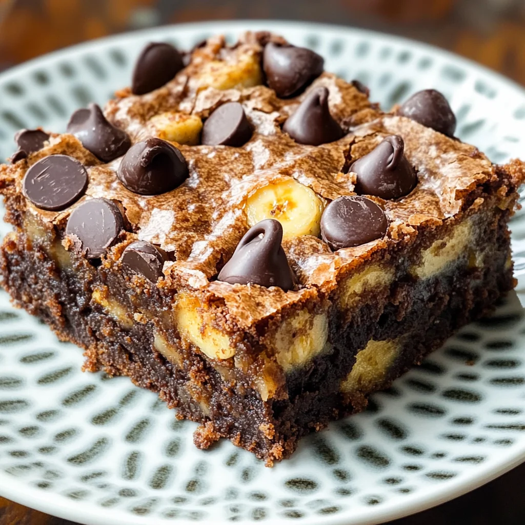 Chunky Monkey Brownies