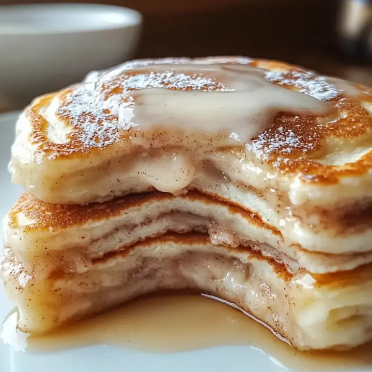 Cinnamon Roll Pancakes Recipe for a Decadent Brunch Delight