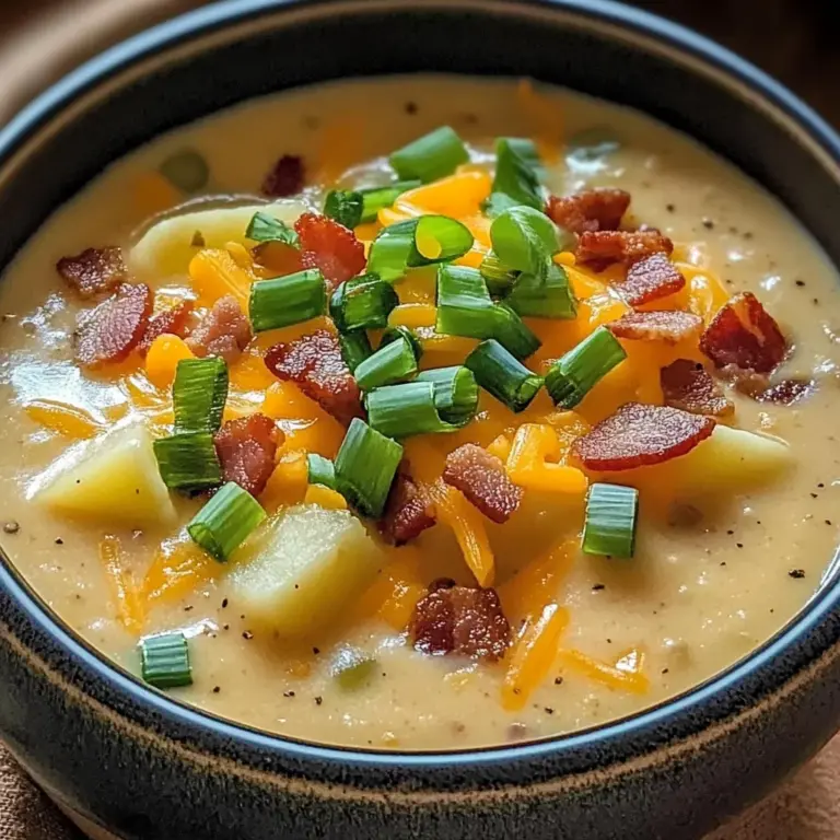 Comforting Loaded Baked Potato Soup