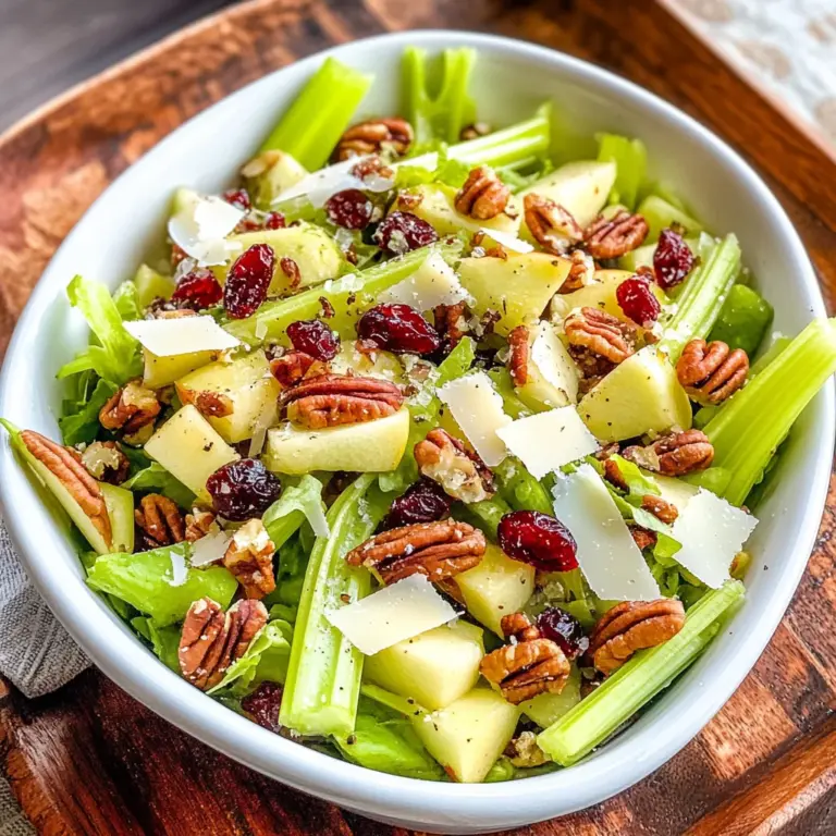 Crisp Apple Celery Salad with Maple-Dijon Dressing