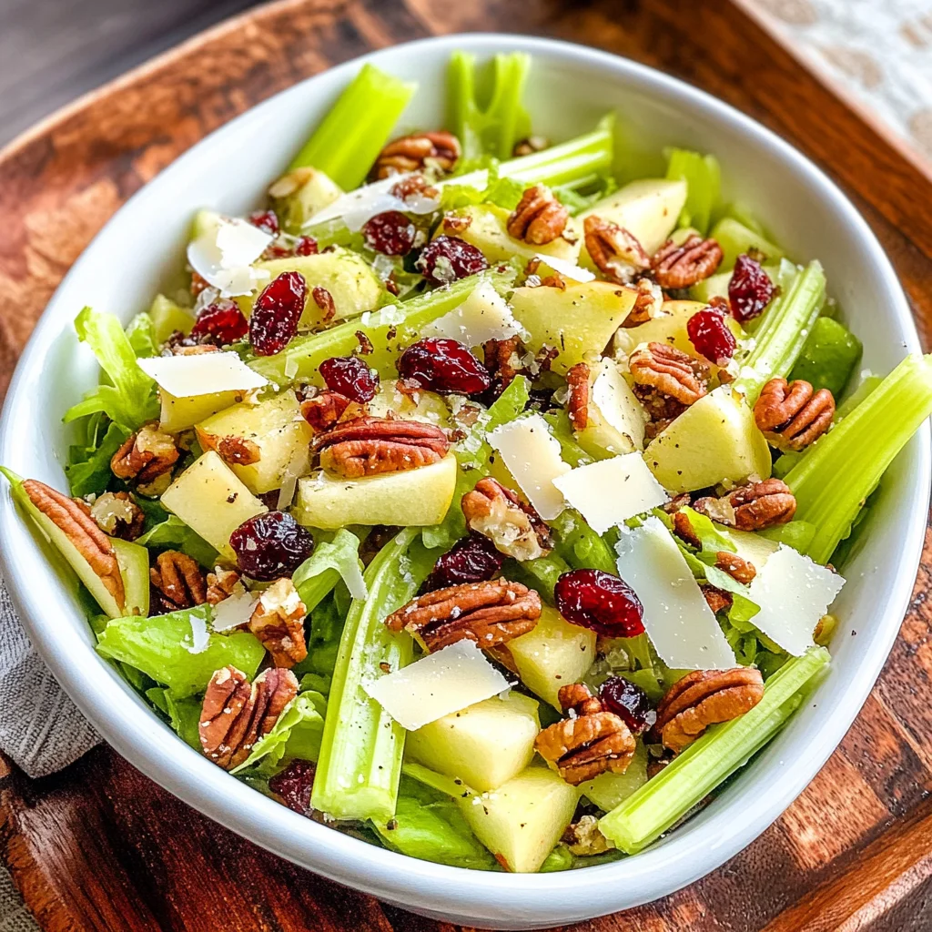 Crisp Apple Celery Salad with Maple-Dijon Dressing