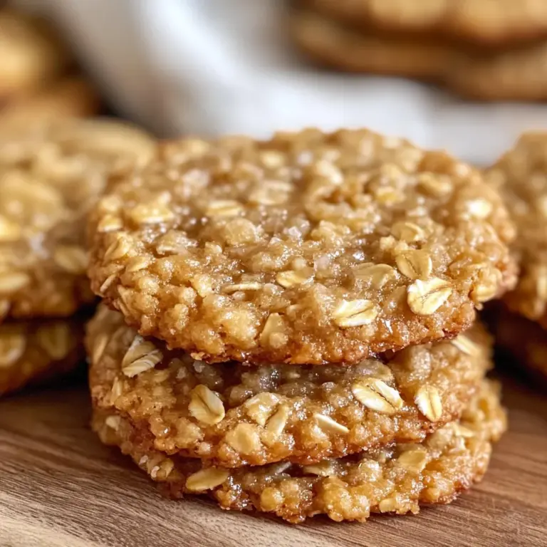 Delicious Honey Oatmeal Cookies