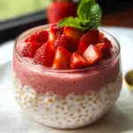 Easy 4-ingredient Strawberry Sago