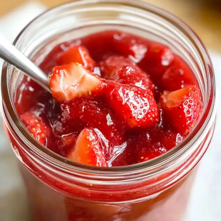 Easy Strawberry Compote