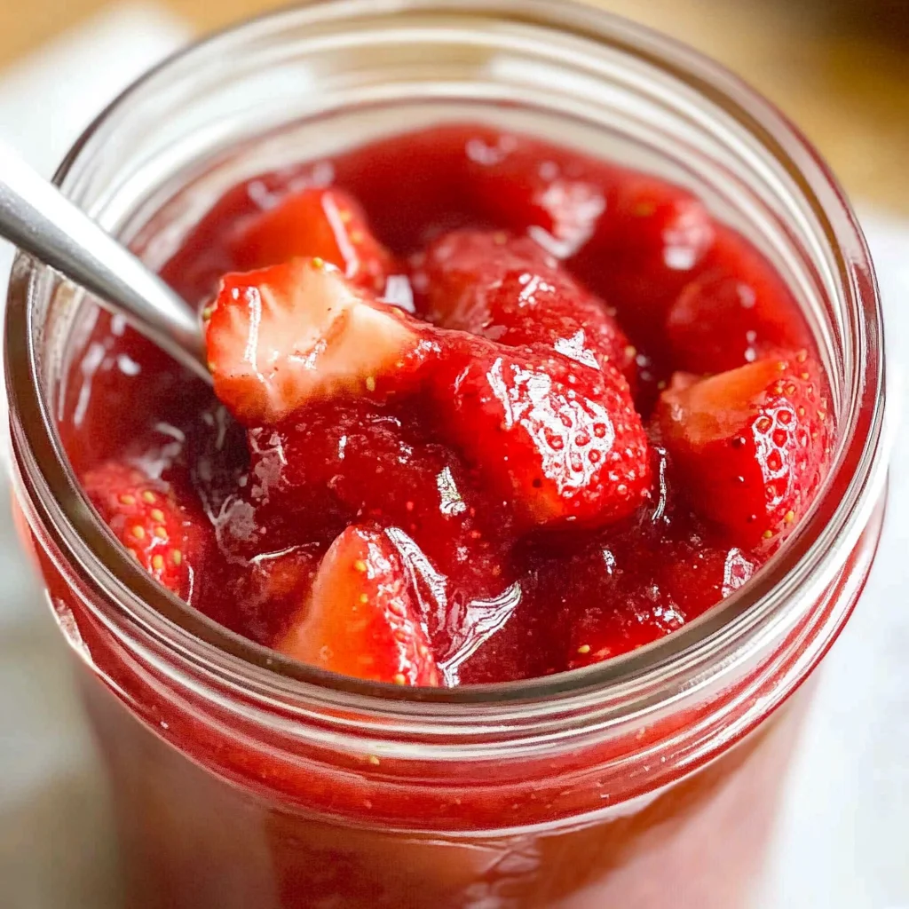 Easy Strawberry Compote