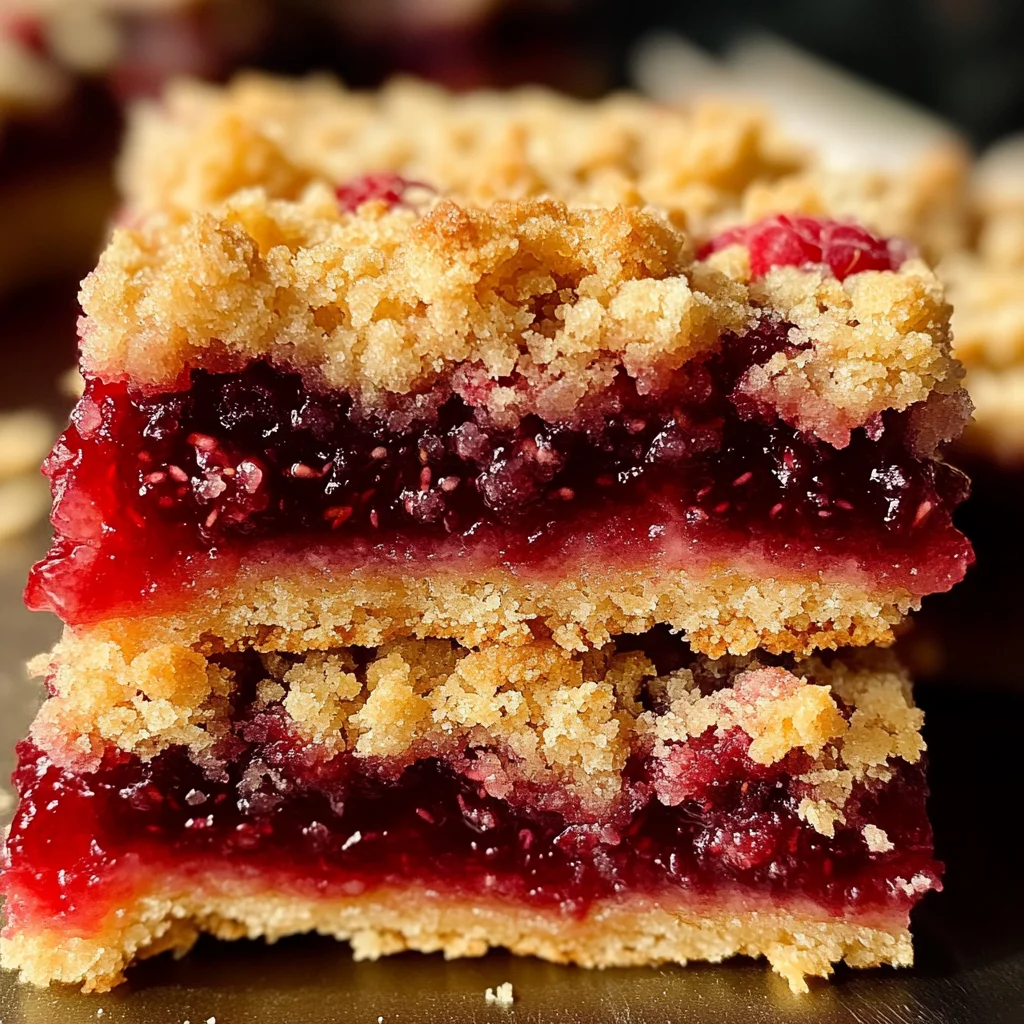 Fabulous Five Ingredient Raspberry Bars
