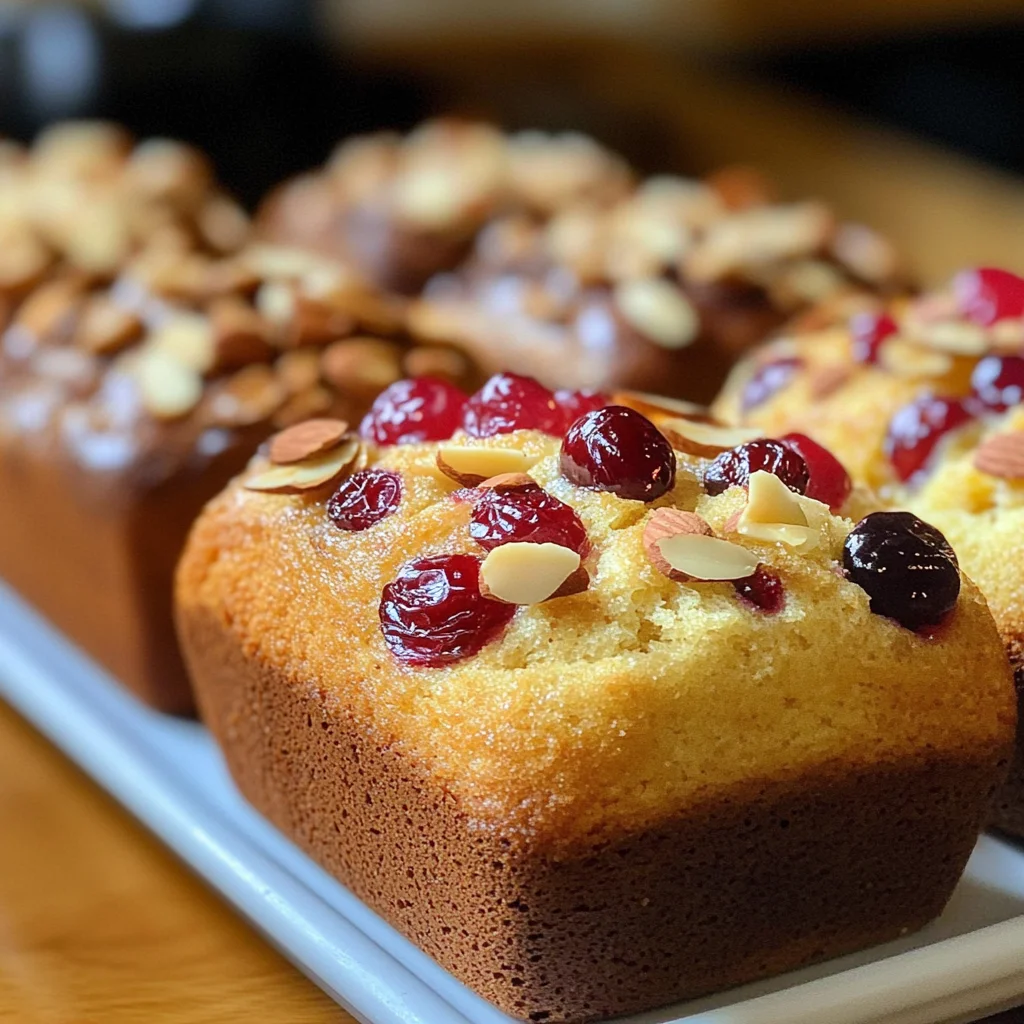 Four Sweet Mini Loaves from One Dough