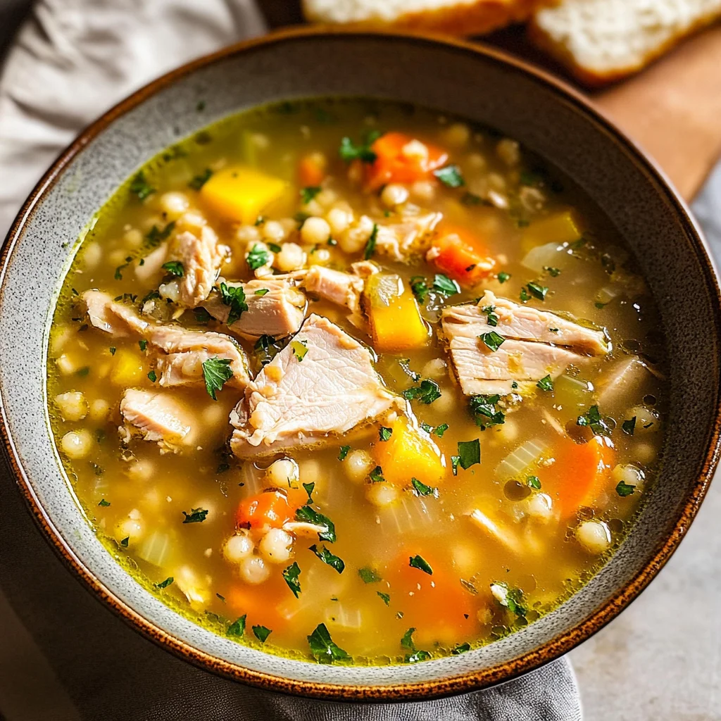 Leftover Turkey Soup