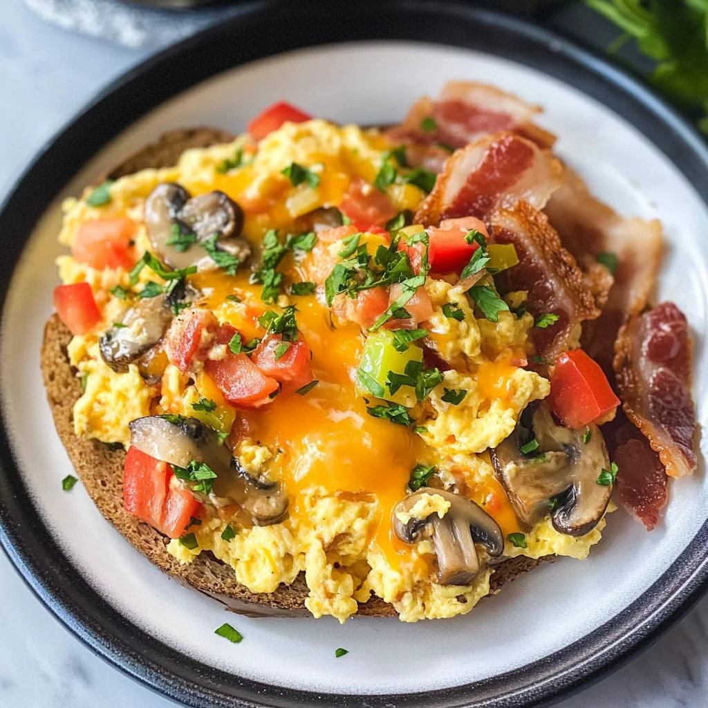 Loaded Scrambled Eggs Recipe