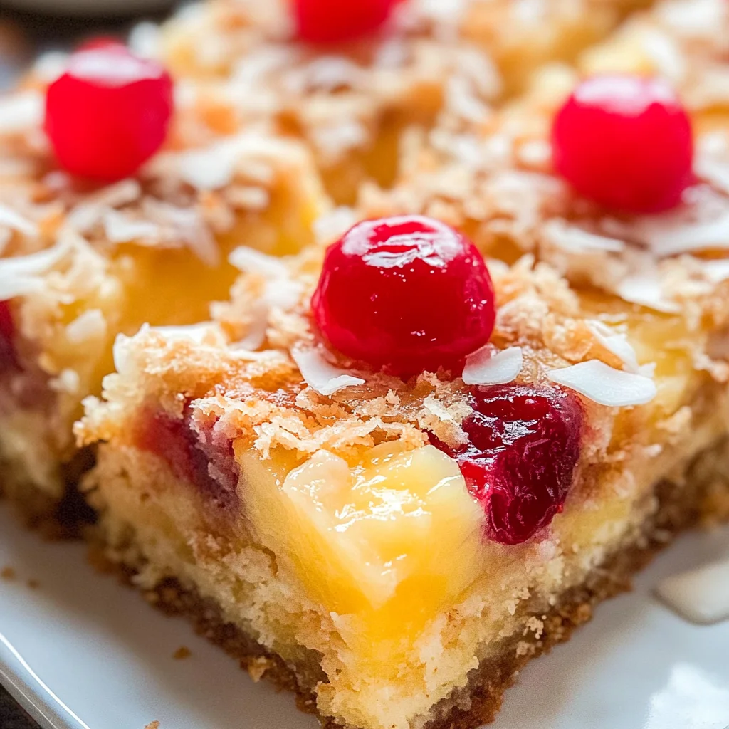 Pina Colada Seven Layer Bars