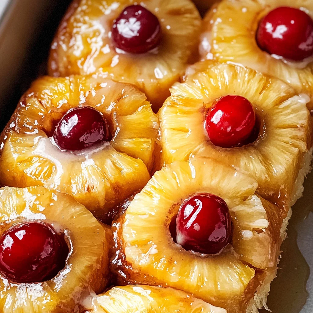 Pineapple Upside Down Cinnamon Rolls