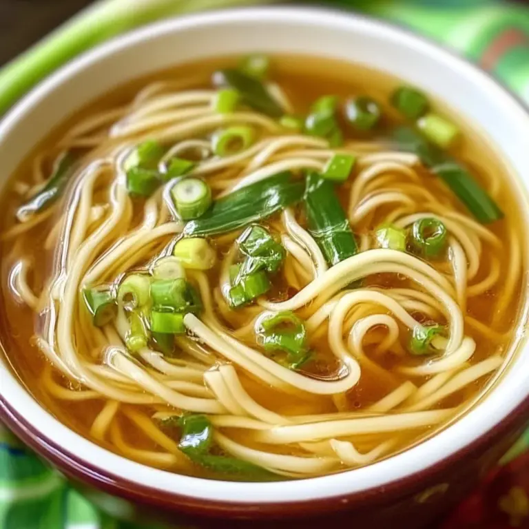 Quick and Easy Chinese Noodle Soup