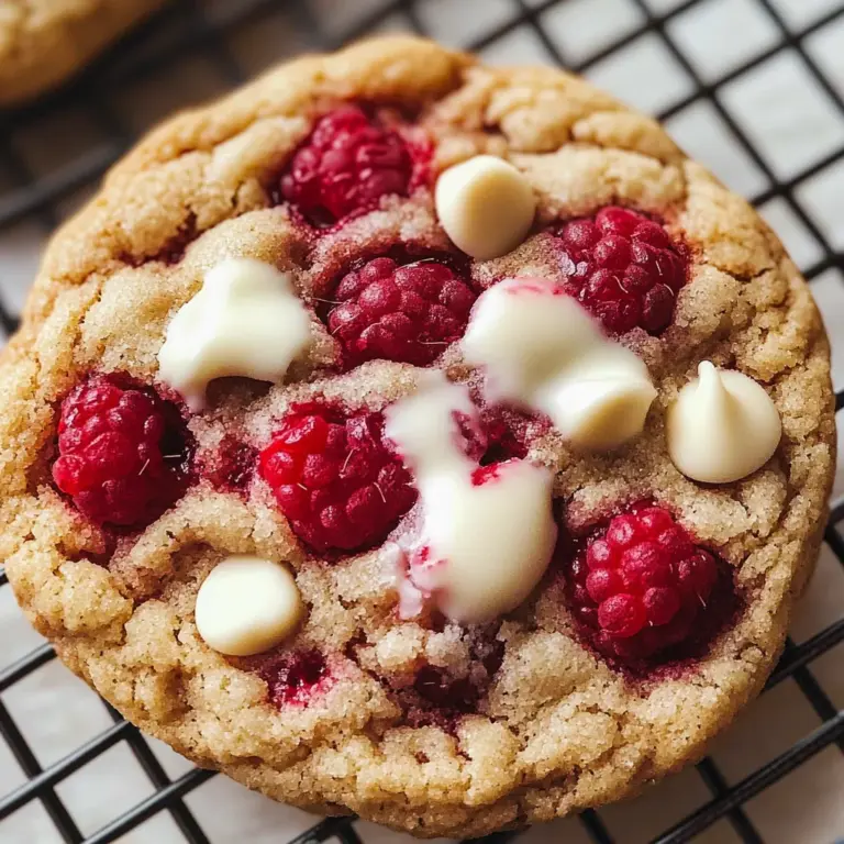 Raspberry White Chocolate Cookies