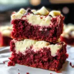 Red Velvet Gooey Bars