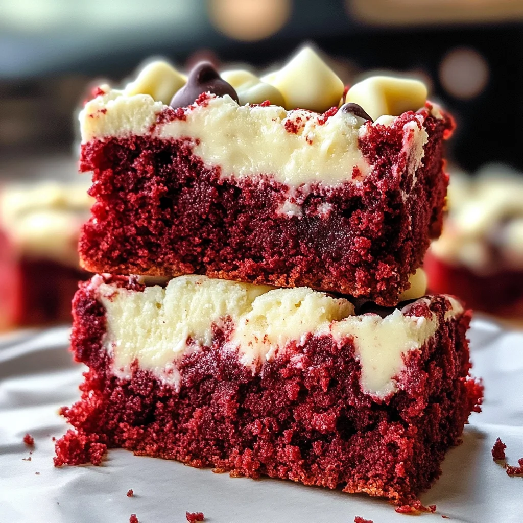 Red Velvet Gooey Bars