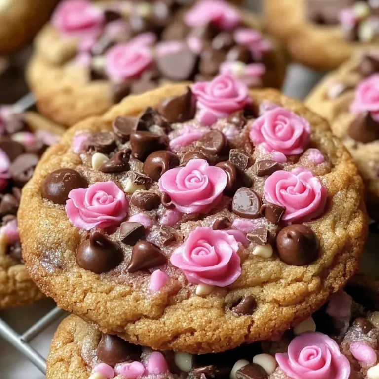 Rose Chocolate Chip Cookie Recipe