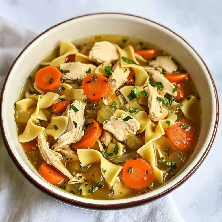 Slow Cooker Chicken Noodle Soup