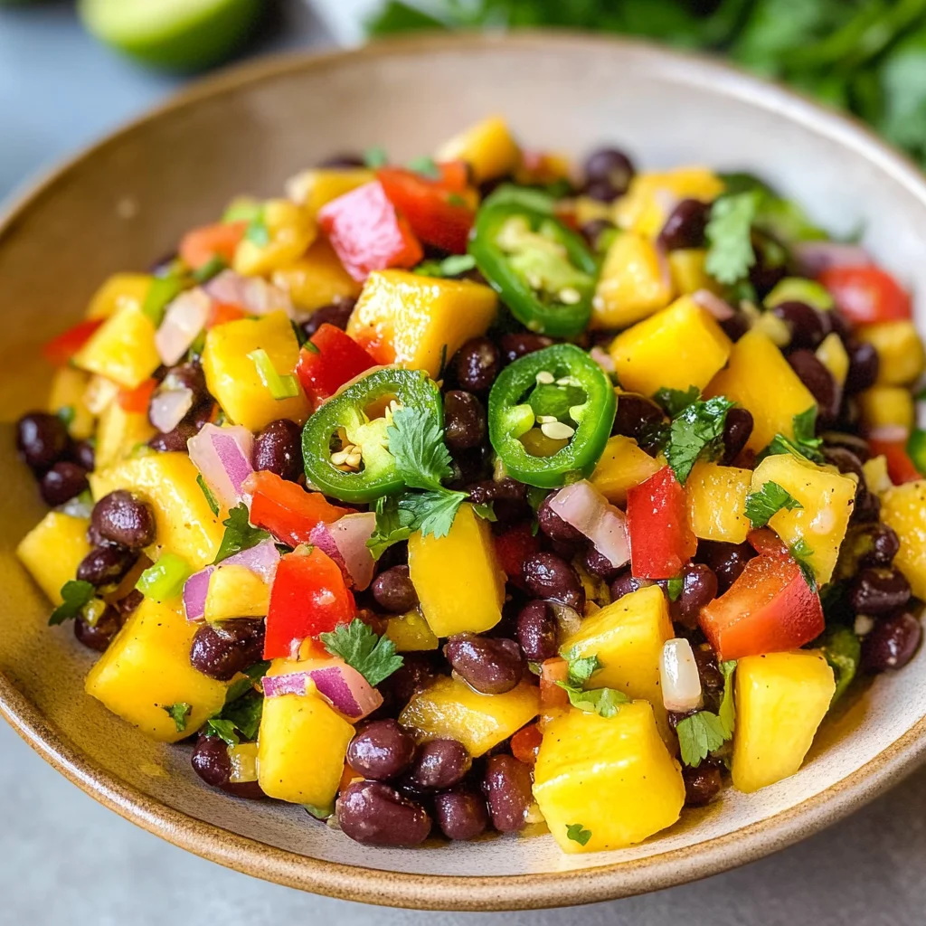 Spicy Mango Black Bean Salad