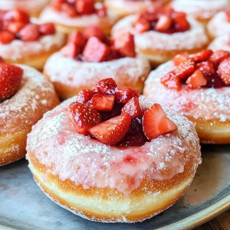 Strawberry Buttermilk Doughnuts Recipe