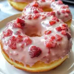 Strawberry Cake Donuts
