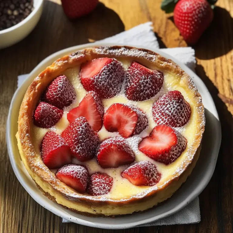 Strawberry Flaugnarde